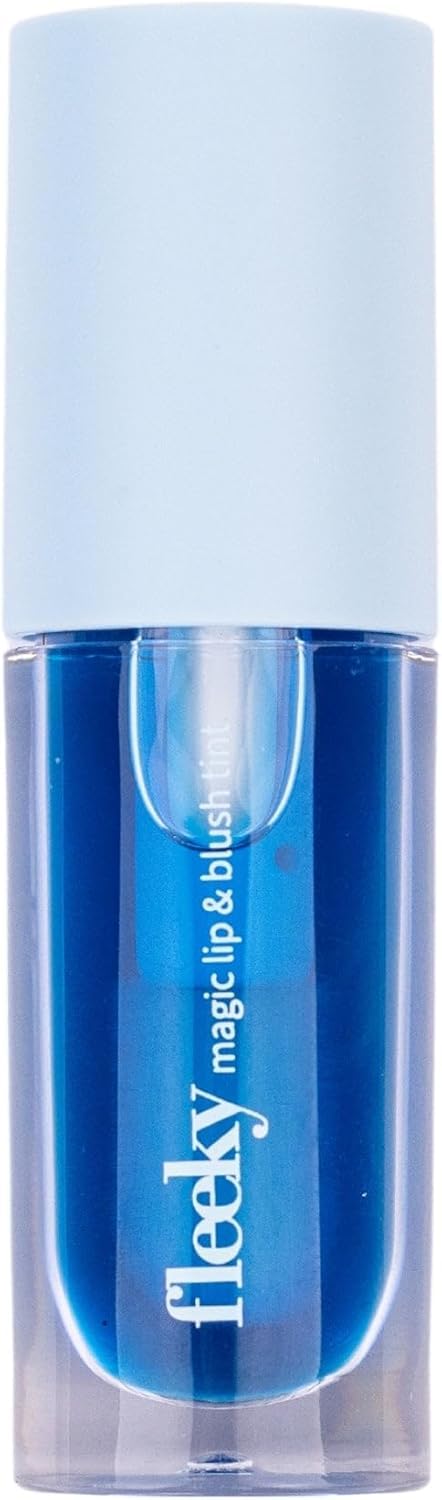 fleeky Magic Lip & Blush Tint 5 ml – Colour-Changing pH-Reactive Lip & Cheek Stain – Long-Lasting, Vegan, Hydrating Gloss Finish, XXL Applicator