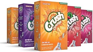 Crush- Powder Drink Mix - Sugar Free & Delicious (Classic Variety, 30 Sticks)