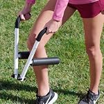 DoubleUP Roller D4 Leg & Arm Massager, Metal Frame + 4 Rollers, White - Image 3