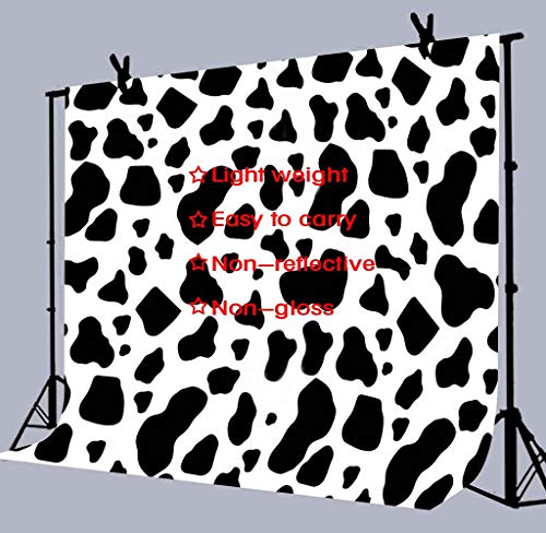 Cow Print Photography Backdrops 9X6Ft Black And White Cow Skin Photography Backgrounds For Children Kids Birthday Party Decor Youtube Wall Paper Lulx018 #TOP3