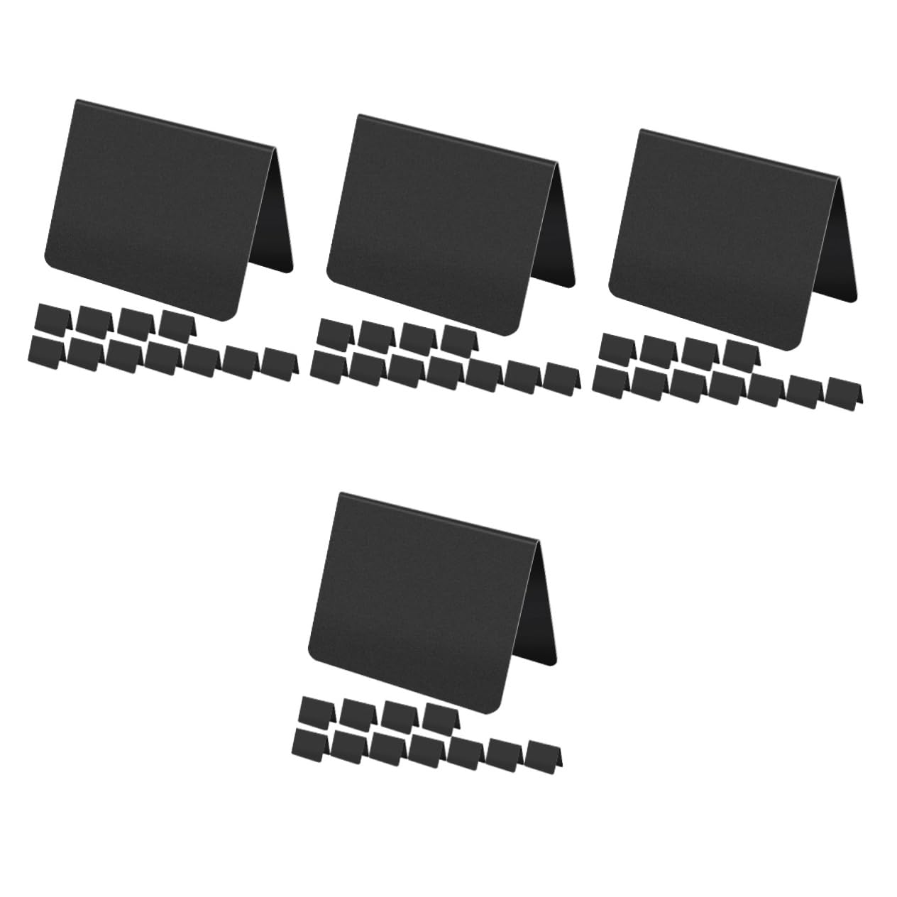 HOMSFOU 4 Set Lavagne Decorative Tavolo Cartellini Prezzi Riutilizzabili Per Ristoranti E Eventi Lavagnette Cancellabili Per Messaggi E Decorazioni 15 Pezzi * 4