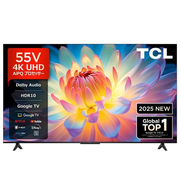 Amazon | TCL 液晶テレビ 55V型 55P61K 地上・BS・110度CSデジタル 4K