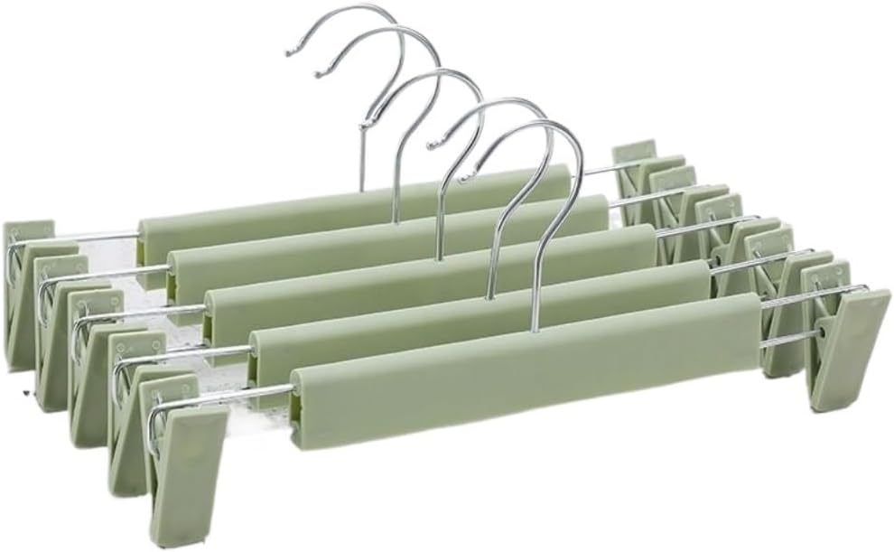 Clothing Hangers Coat Hanger Plastic Hangers Heavy Duty with Adjustable Clip Shorts Hangers Non Slip for Hanging Trousers Socks Coats Clothes Hangers for Coat (Color : C, Size : 20pcs) (Blue 10pcs)