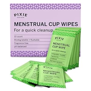 Pixie Menstrual Cup Wipes – O...