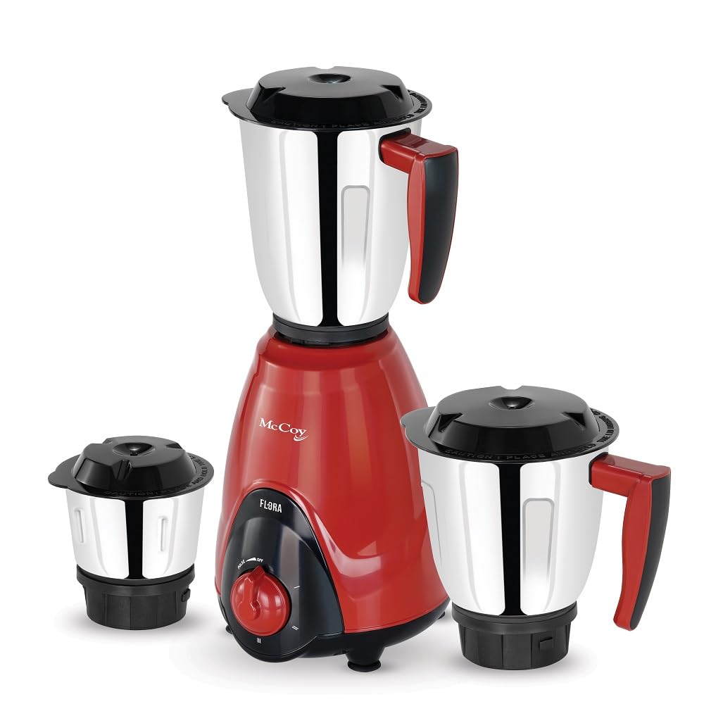 Buy McCoy Flora Mixer Grinder, 750 Watts Powerful Motor, 3
