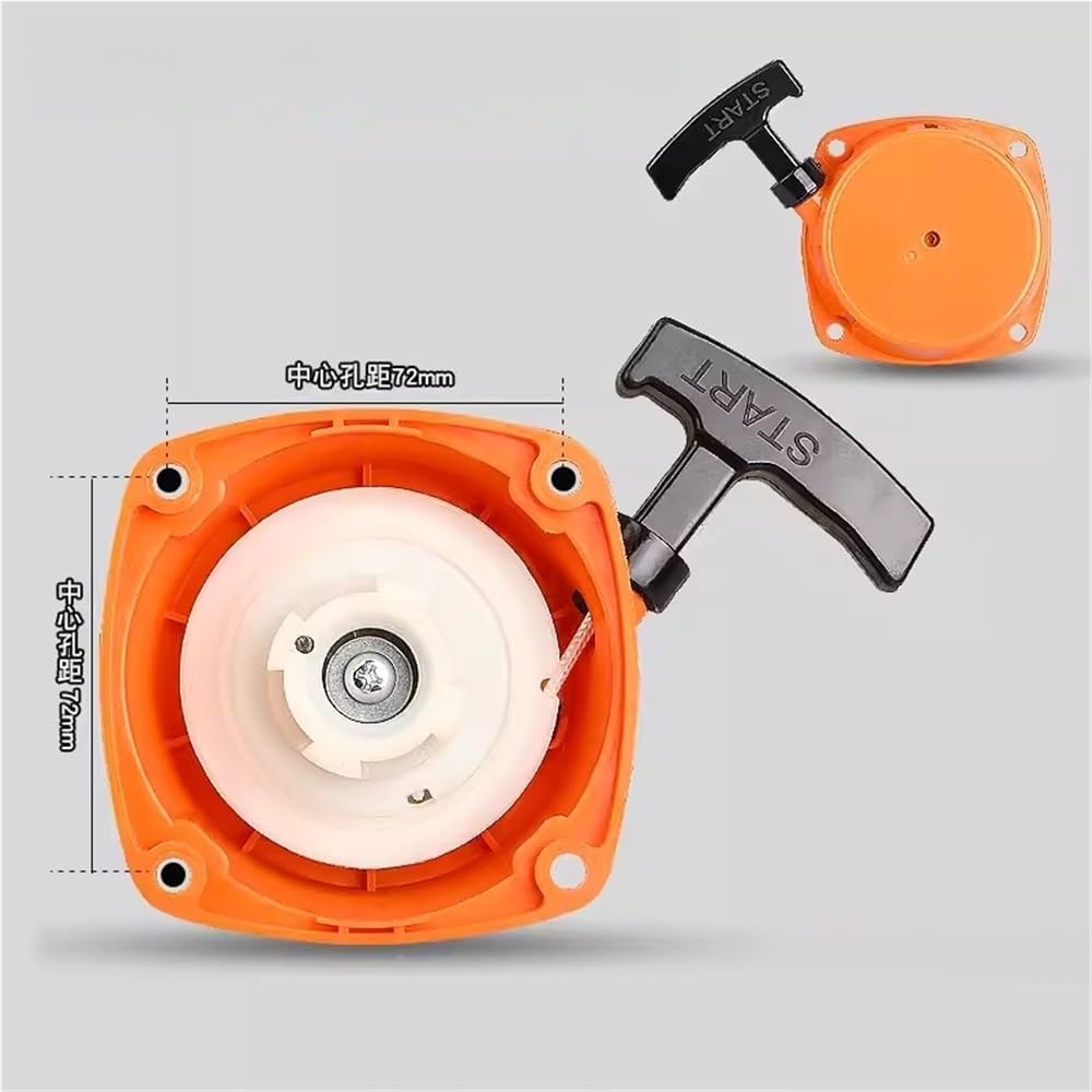 1 Pcs Starter Pull Plate Assembly Fit for G45 BC4310 Two-Stroke Lawn Mower Maintenance(G45 Single Start)