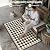 HUGEAR Outdoor Rug 2.5'x8' Runner Patios Clearance Waterproof Mat Outside Carpet Reversible Plastic Straw Camping Rugs Hallway Porch Deck Camper Balcony Backyard