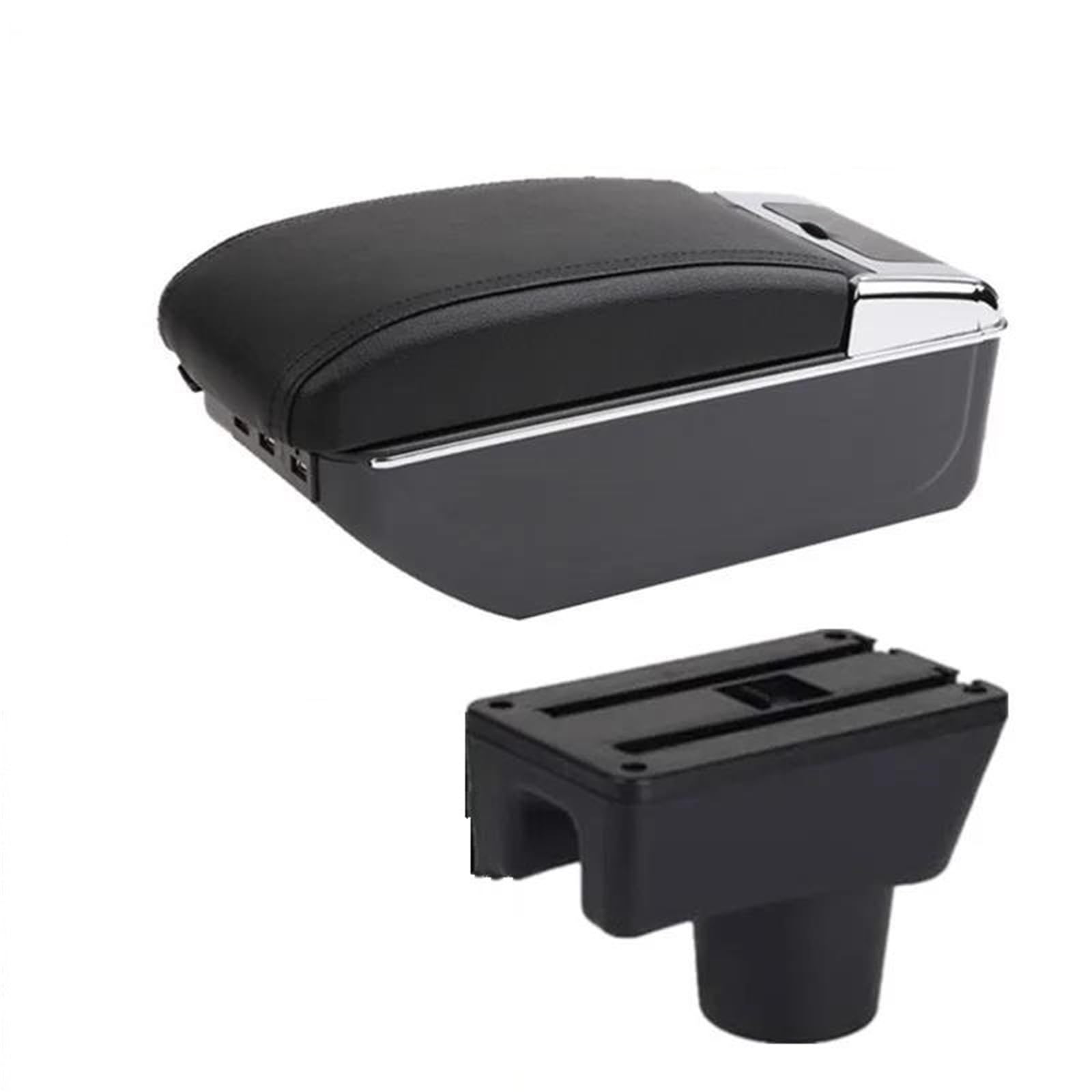 Hjkdsz Style 6 Storage Console Armrest Boxes Car Interior Center Organizers Accessories For Mitsubishi For Attrage For Mirage(Style 6)