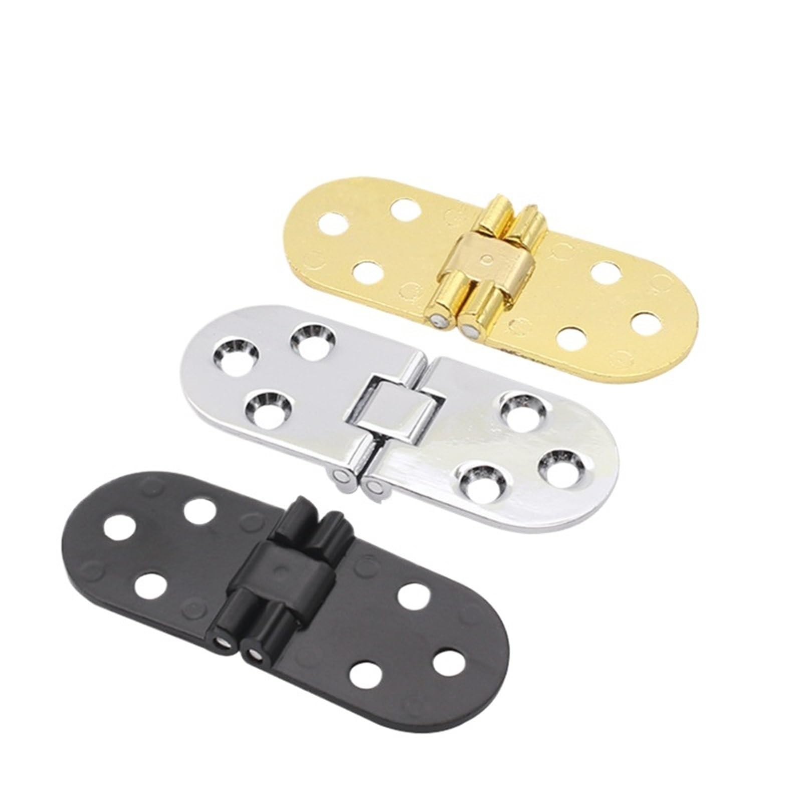 1pcs Furniture Folding Hinges Cabinet Door Hinge(Black)