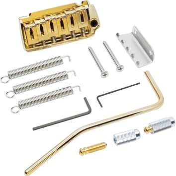 Bridge - Gotoh, EV510T-FE, Two Point, Tremolo, Color Gold