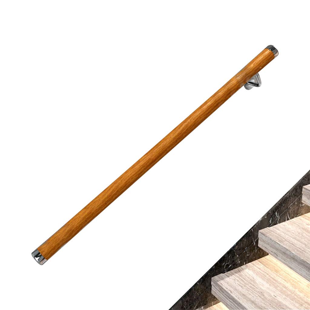 Main courante en bois antidérapante de 2 mètres pour loft et couloir intérieur