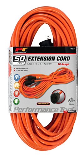 Performance Tool W2271 50' 16-Gauge Orange Extension Cord