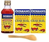 Zatarain's Concentrated Shrimp & Crab Boil and Crab Boil in a Bag (Pack of 3) - with Make Your Day...