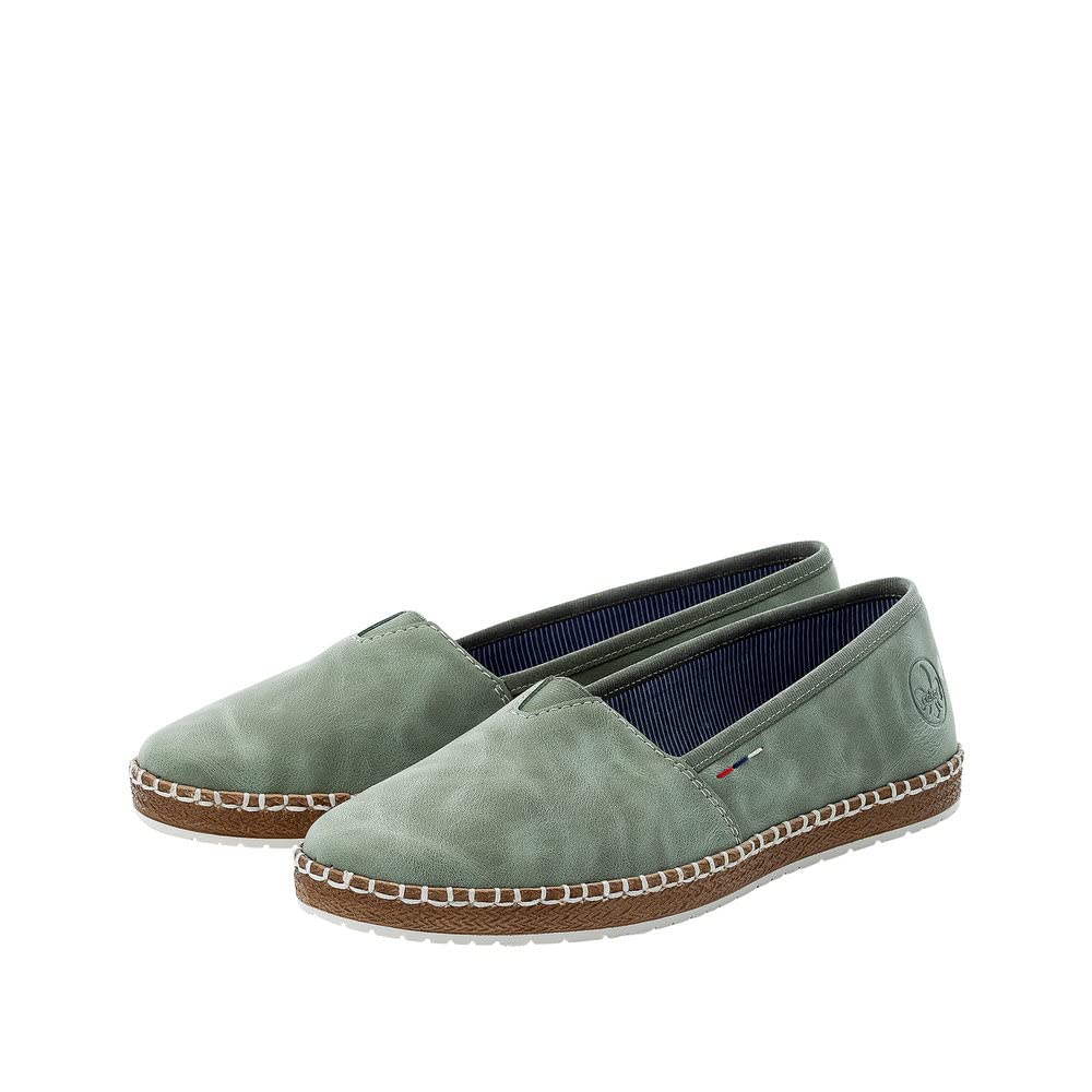 Rieker M2270-53 Slipper grün grün