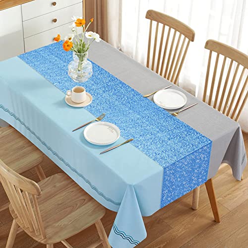 Ogori MHG561 6 Pack Sequin Table Runner Baby Blue, 12 X 108 Inch Glitter Baby Blue Table Runner For Rectangle Table For Birthday, Wedding, Banquet, Holiday Party Decorations & Baby Shower thumb #5
