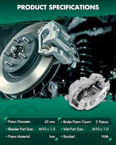 Image of SCITOO 19B2871 Front Right Disc Brake Caliper Assembly w /Bracket For INFINITI For M45 2003-2004,For INFINITI For Q45 2002-2006