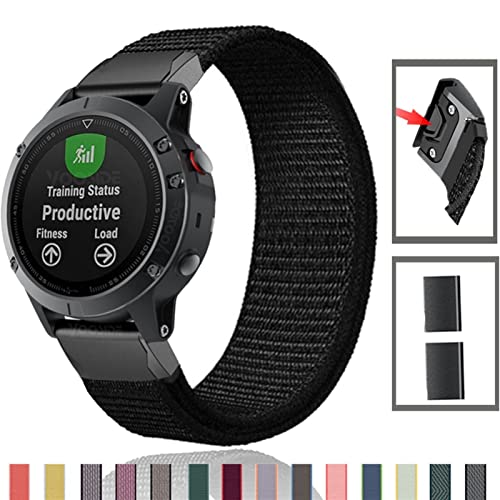Bracelet nylon 22mm blanc avec attache rapide Quick Release pour montre