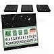 Schwingungsdämpfer Waschmaschine Unterlage 4 St Antivibrationsmatte Trockner - 90x90x15mm recyceltes Gummigranulat Made in Germany