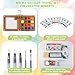 Mini Watercolor Paint Set, Mini Watercolor Travel Set, Pocket Watercolor Kit with Paints, Watercolor Brush Pens, Sketchbook & Wooden Box for Artists & Students