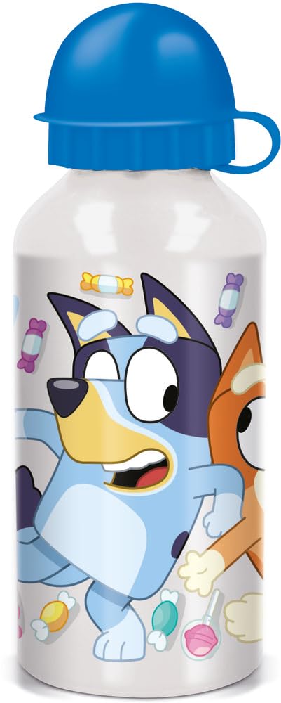Stor SB SMALL ALUMINUM BOTTLE 400 ML BLUE CANDY