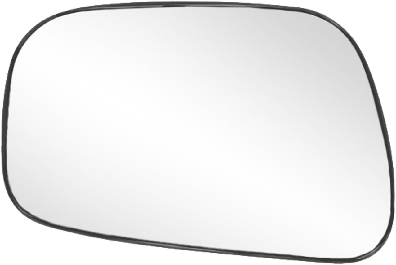 Fit System 88175 Driver Side Non-Heated Mirror Glass w/Backing Plate, Toyota Camry Sedan, 4 3/8" x 6 3/4" x 6 1/2" US Built