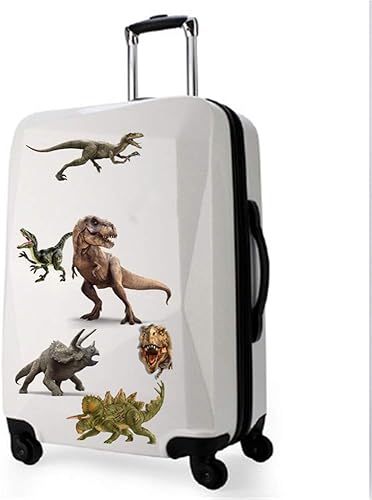 Miniatura 5 de Kiddle - Calcomanías de pared 3D con diseño de dinosaurio de acuarela para niños, despegar y pegar, calcomanías de pared extraíbles para niños,