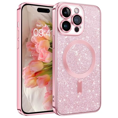 BENTOBEN Funda Magnética iPhone 14 Pro Rosa