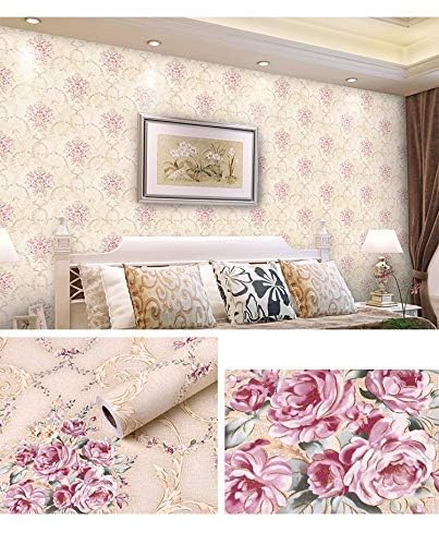 Image of SARVATRAY Kitchen Stickers - Oil Proof Heat Resistant, Wall Stickers, Vinyl Sheet, 1.5 X 9.5 SQ FT (3 M Floral Cream WS)