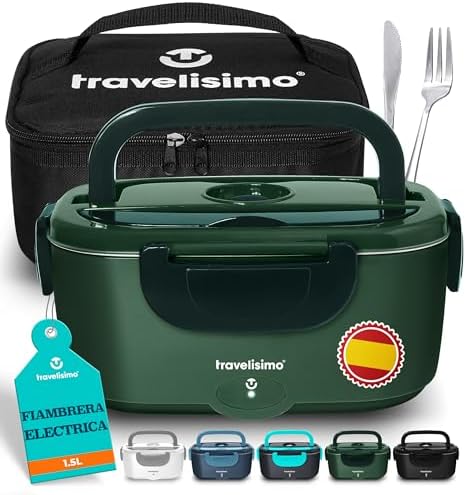 TRAVELISIMO Fiambrera Electrica 100W Taper Electrico para Comida ...