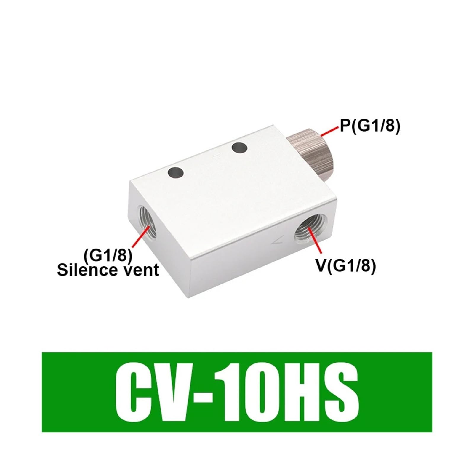 Pneumatischer Vakuumgenerator CV-10HS CV-20HS CV-25HS Vakuumgenerator Saugnapf Unterdrucksteuerung Vakuumventil(Only CV-10HS)