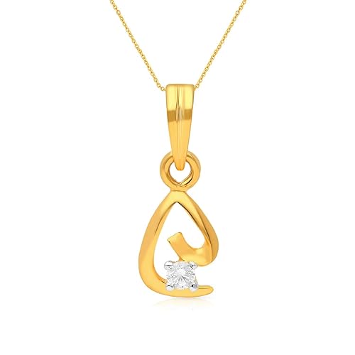 18 KT (750) purity Yellow Gold Pendant PDDZL19612_Y for Women
