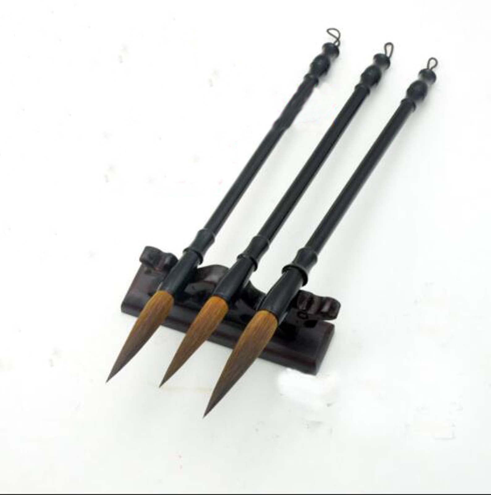 Set 3 Pennelli Calligrafia Cinese - Per Principianti E Artisti - Foto 5