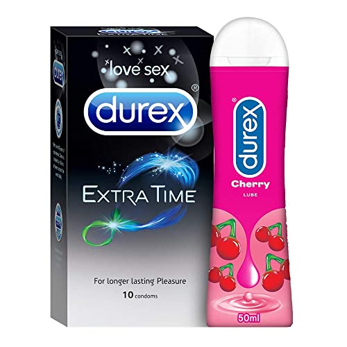 Durex Air Condoms for Men, 10 Count with Durex Lube Cherry Flavoured Lubricant Gel for Men & Women (50ml, Water Based Lube, Suitable for Use with Toys) product image 11