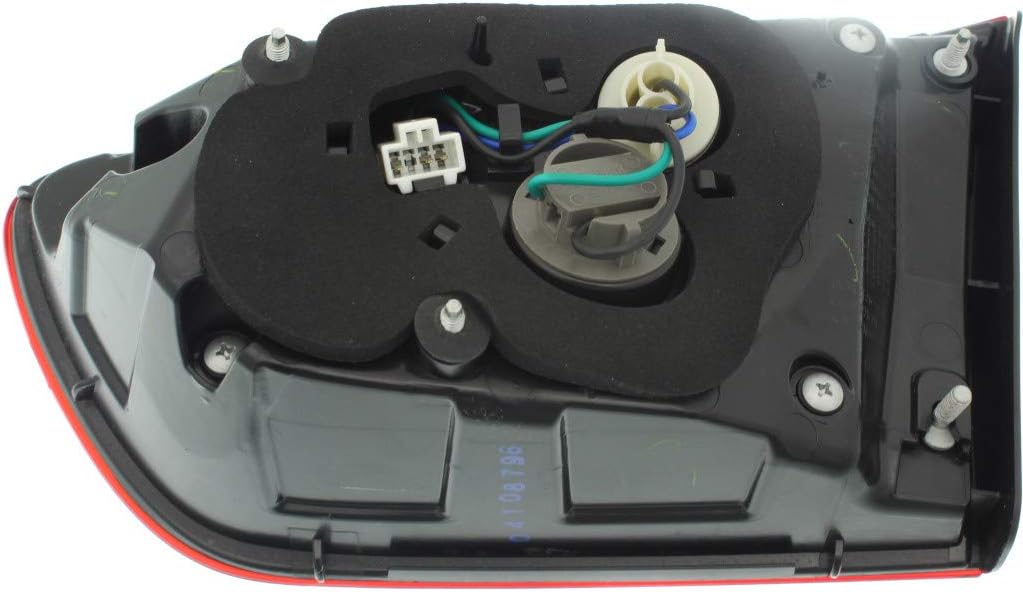 KarParts360 For Kia Rio Tail Light Assembly 2012 13 14 15 16 2017 Driver Side Inner Sedan Standard For KI2802111 | 92403 1W000