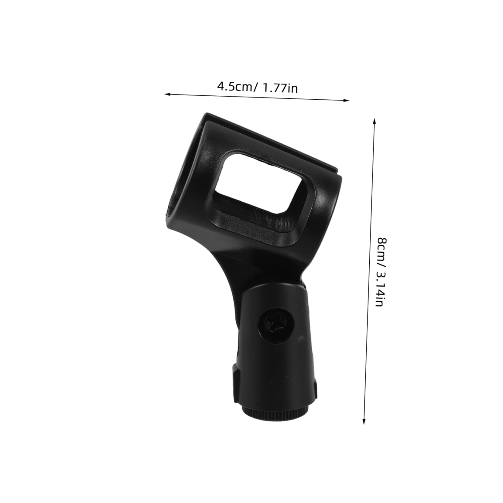 VICASKY 4Pcs Lightweight Microphone Clips Durable and Shockproof Mic Fixing Holders for Handheld Microphones Easy to Install Portable Design for Convenient Use