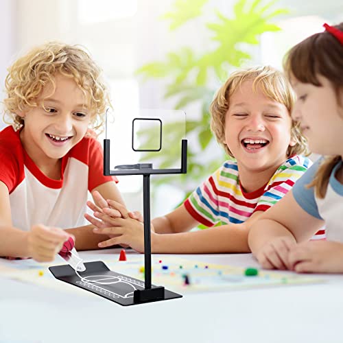 Deekin 2 Pcs Mini Basketball Hoop Desktop Basketball Game Metal Tabletop Basketball Games Desk Toy For Office For Adult Fun Sports Novelty Toy Gag Gift Birthday Gifts (Black, Silver) #TOP5