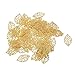 Produktbild Legierung Golden Durchbohrt Baum Blatt für DIY
