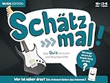 Schätz mal! Musik Edition: Das Quiz mit Lach- und Staungarantie I Ab 10 Jahre I 2-8 Spieler I Spiele-Block