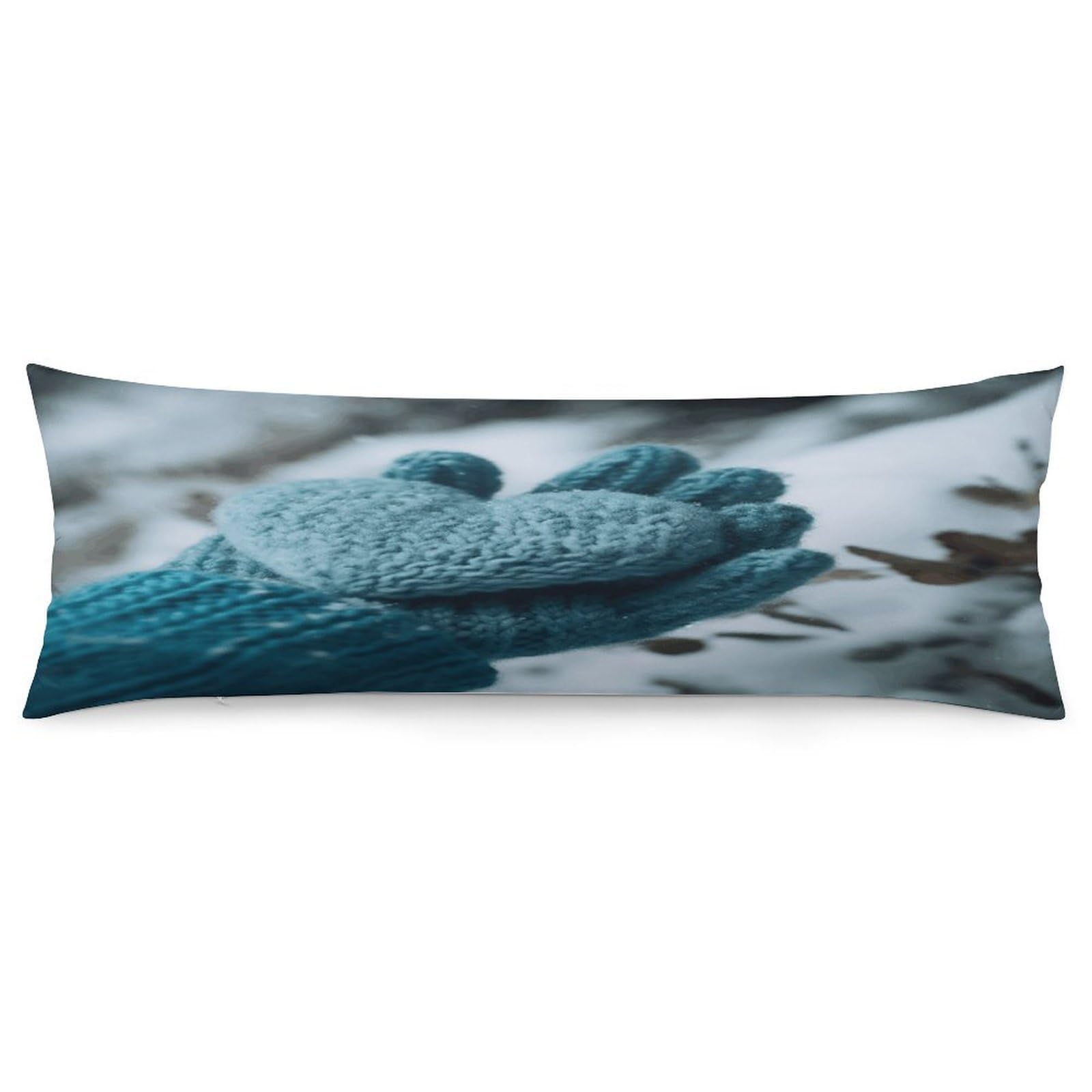 Holding A Heart Body Pillow Cover Soft Full Long Pillow Cover Decorative Large Pillow Case Cozy Body Pillow Pillowcase Pillow Shams for Bed Sofa Couch Room Decor 18.9 X 53 Inch