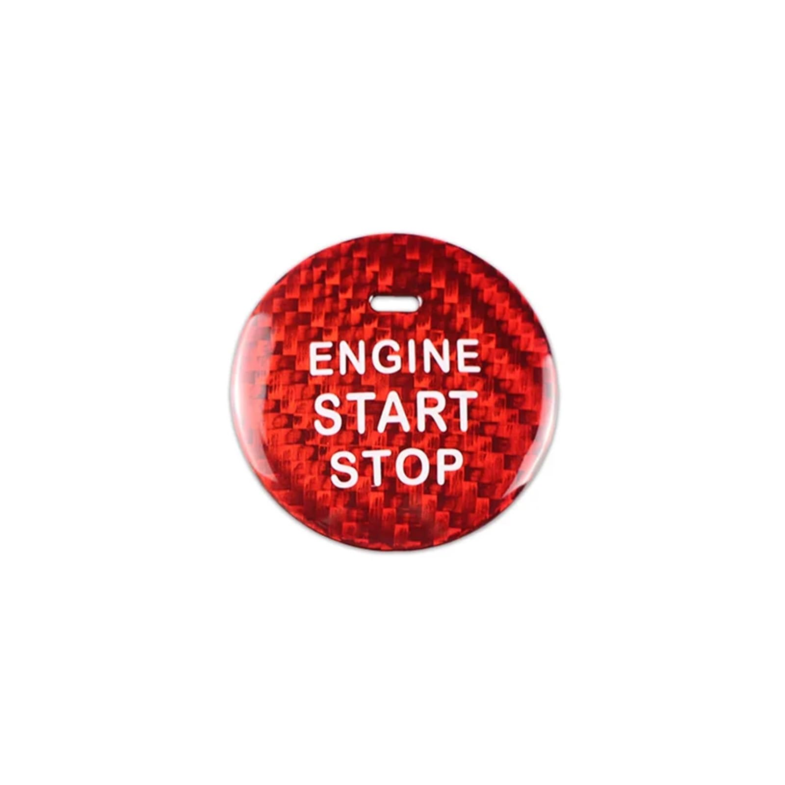 Couvercle de bouton de démarrage rouge HAVAL, fixation adhésive stable - 5