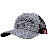 [エクサス] メッシュキャップ ボタニカル柄 フェイクジュート 大きいサイズ帽子 60cm～65cm サイズ調節可能 メンズ グレー