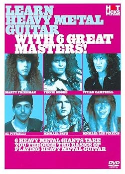 DVD Learn Heavy Metal Guitar with 6 Great Masters Book