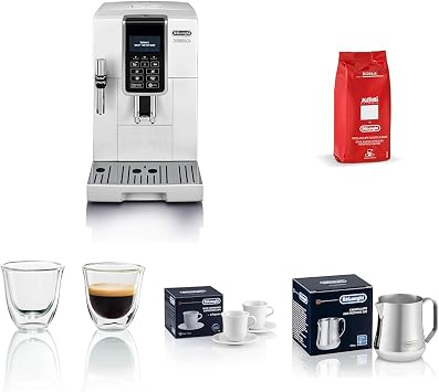 DeLonghi ECAM35035W Fully Automatic Coffee Machine, Dynamica Entry Set