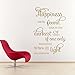 Produktbild wandaufkleber 3d schlafzimmer Happiness can be found even in the darkest of times, if one only remember to turn on the light.- Vinyl Wall Decal Stickers Inspirational Quote(gold, 29"WX42"H)