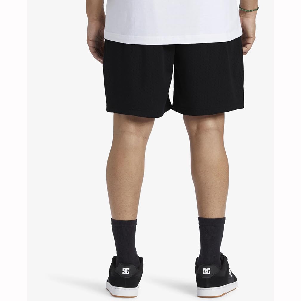 DC Shoes Short Basket Short Jersey The Champs Short avec Broderie Black