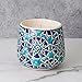 Medium Mosaic Ceramic Candle Bowl