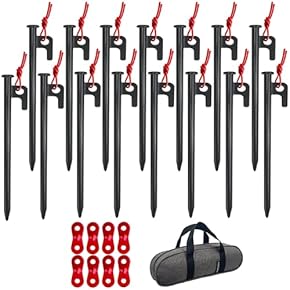  peak テント設営用金属製ペグ　17本 peak テント設営用金属製ペグ 17本 a13312.jpg