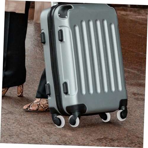 8pcs Silicone Wheel Covers for Luggage Durable Travel Protectors for Suitcase Wheels Noise Reduction Enhanced Durability Fits Wide2