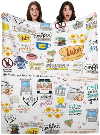 Amazon: Gilmore Girls Throw Blanket Flannel Blanket Ultra-Soft