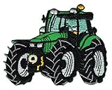 8 x 6,5 cm Traktor Aufnäher Bügelbild Patch Applikation